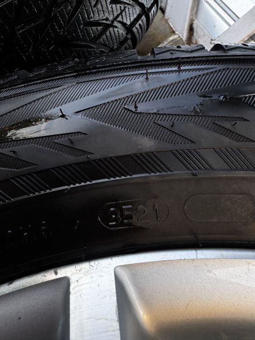 Roti iarna 235/55 R18 cu jante aluminiu 7Jx18 ET43 VW Tiguan 2017+