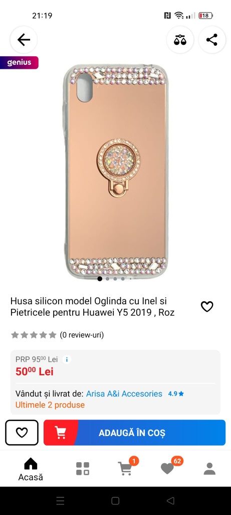 Capac spate HUAWEI P20 Pro oglinda