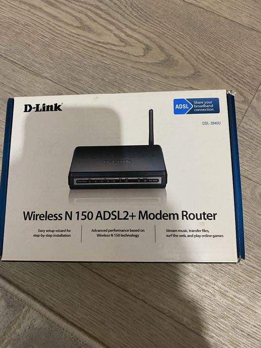 продам роутер-модем D‑Link DSL-2640U: