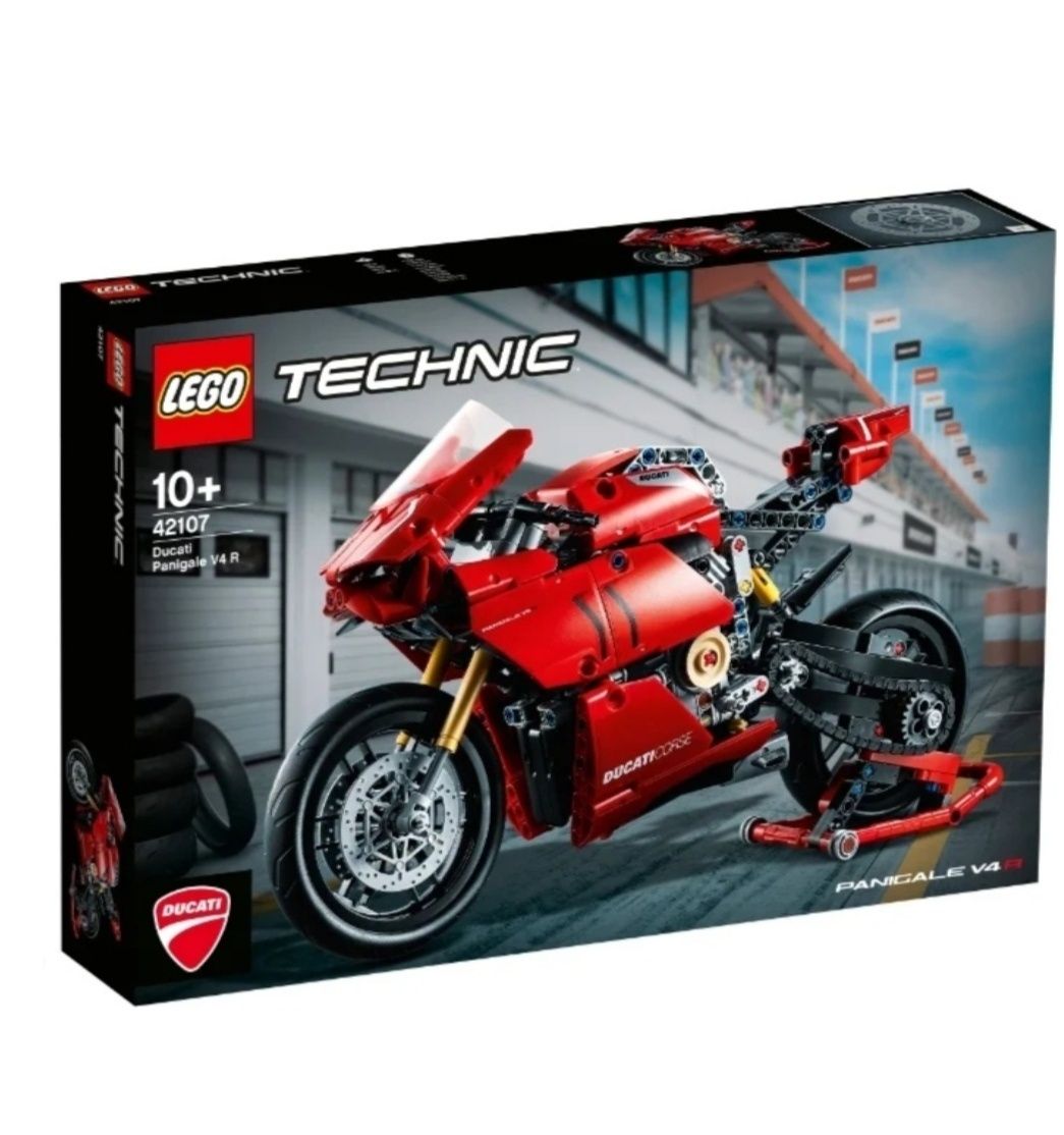 LEGO Ducati Panigale V4 R 42107, деталей 646 шт