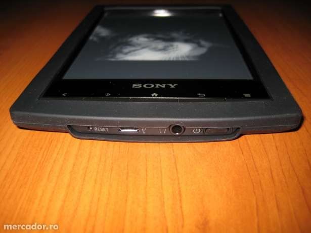 Husa si folie (tipla) protectie ebook reader Sony PRS-T1, Sony PRS-T2