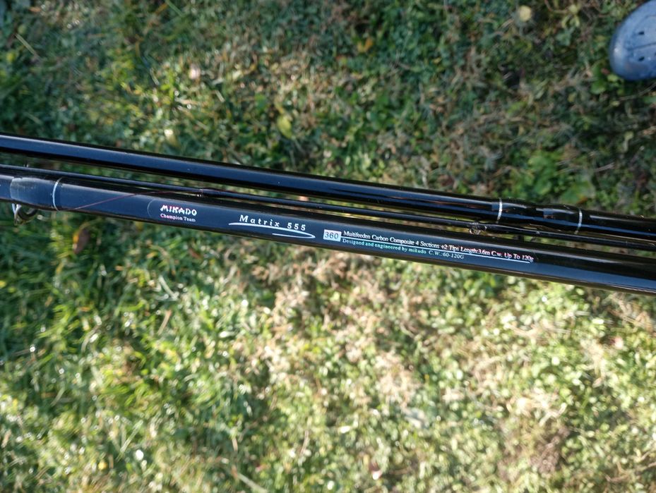 Фидер въдица на три части