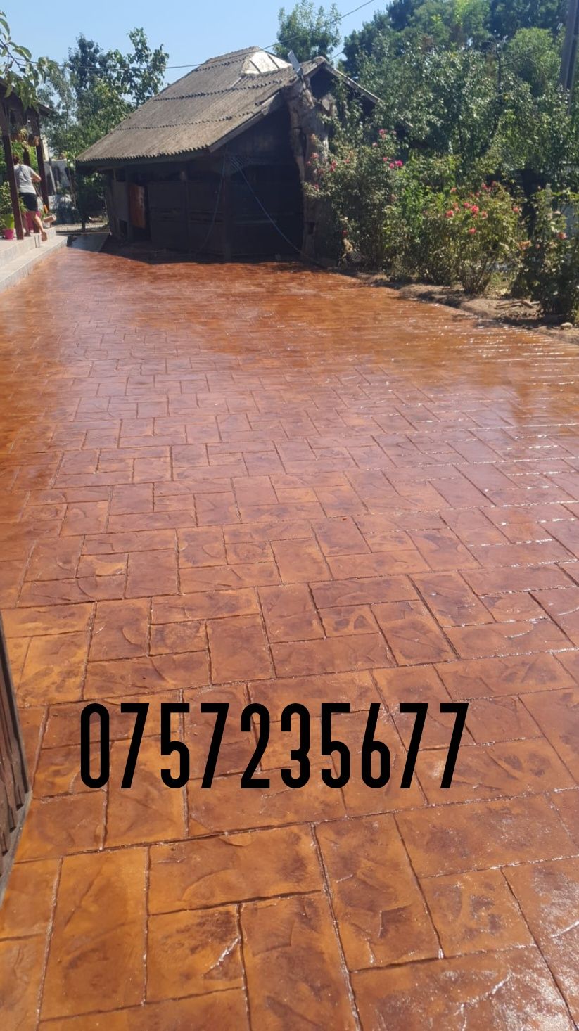 #beton amprentat #