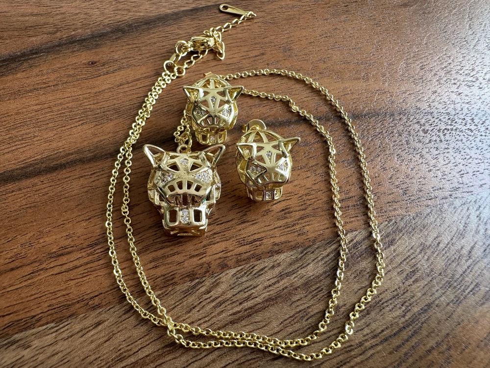 Set bijuterii placate cu aur de 18k