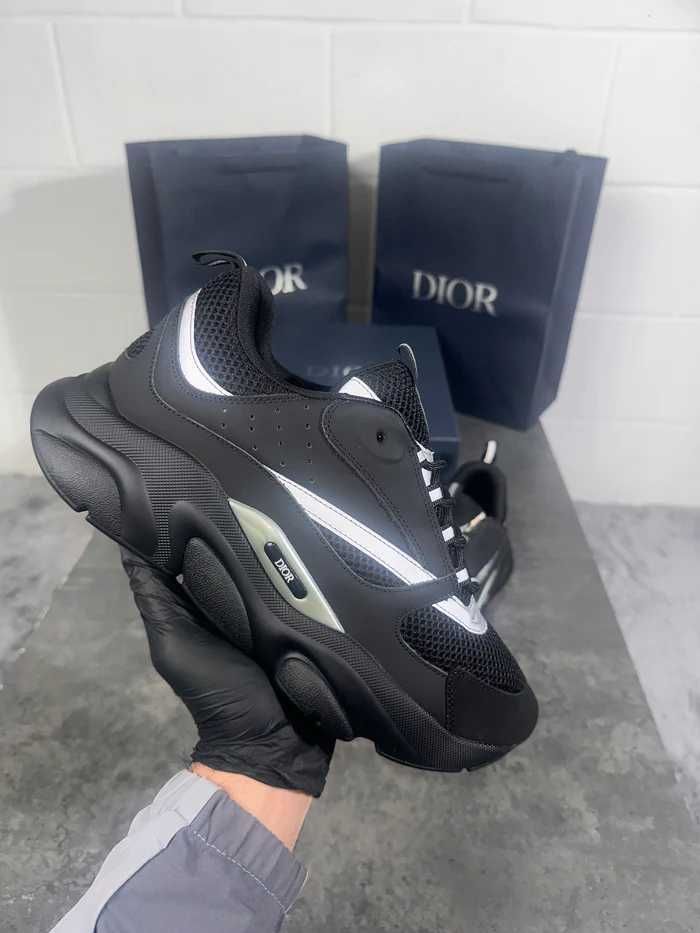 (40-46 номер) Dior B22 Classic Black (reflective)