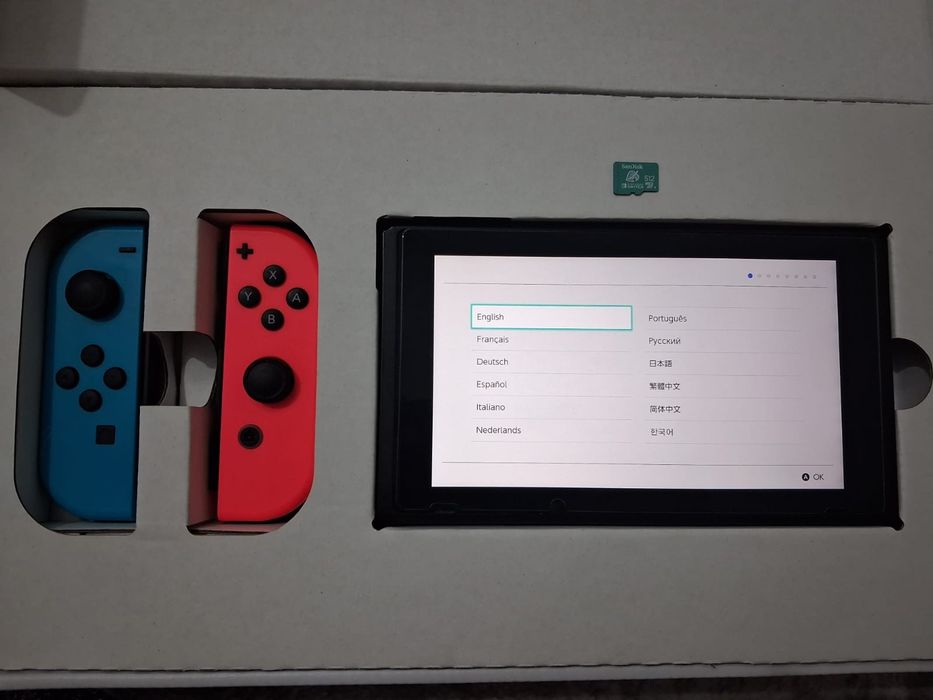 Nintendo Switch 1+card ssd 512gb