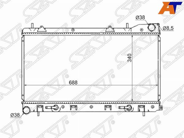Радиатор Subaru Forester