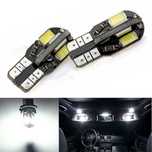 Лед Крушки За Габарит Т10 W5W LED 8 SMD 5730 Canbus 12V Бяла Светлина