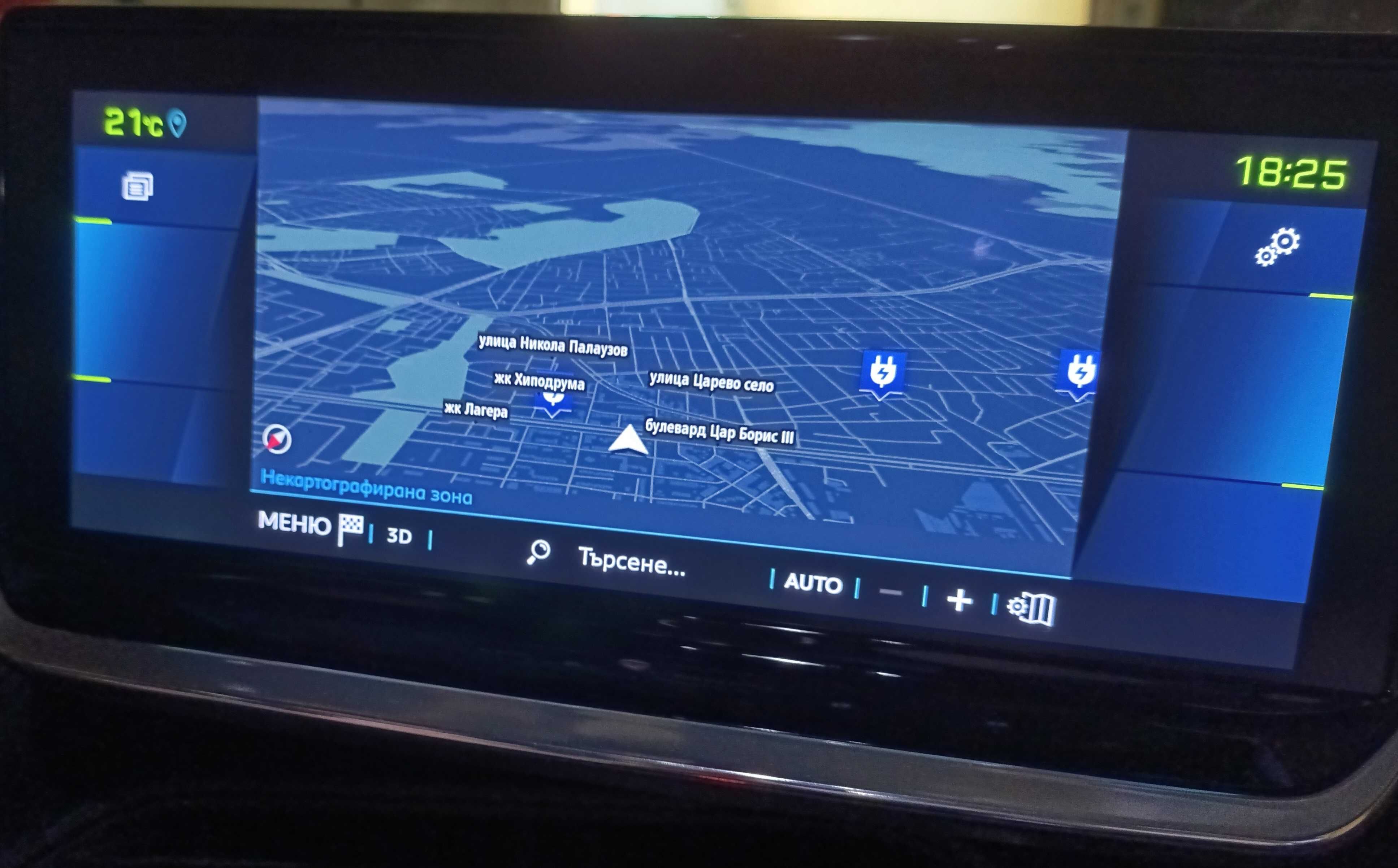 Карти за навигация Пежо и Ситроен камери за скорост Peugeot Citroen