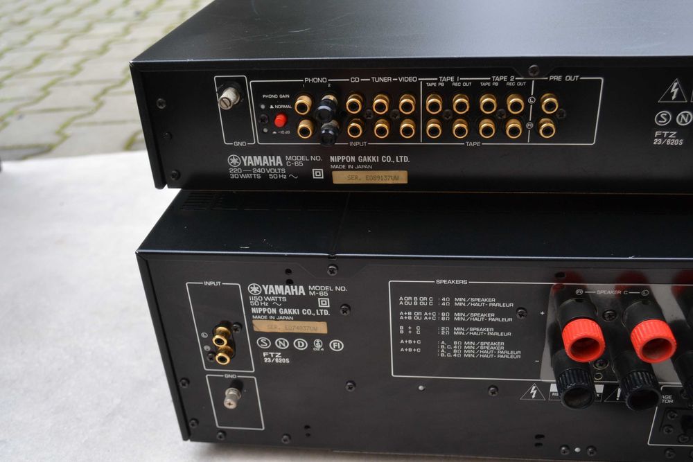 Amplificator putere Yamaha M 65 cu preamplificator Yamaha C 65