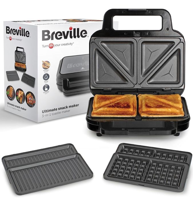 Breville 3 в 1  (вафельница, сендвичница, гриль) ОСТАЛАСЬ ПОСЛЕДНЯЯ