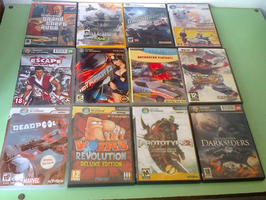 Игровые диски для компьютера