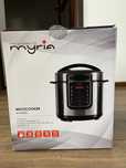 Multicooker MYRIA MY4450, 6l, 1000W, 14 programe, argintiu-negru