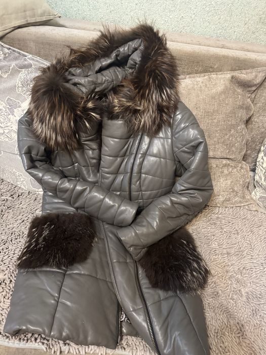 Куртка эко кода мех натуральны