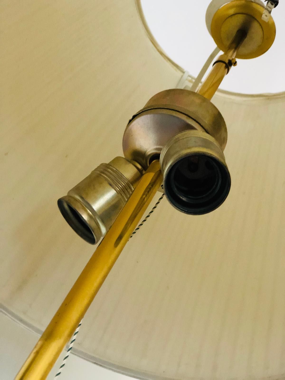 Lampa de podea bronz mid century