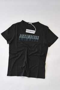 Промо BIKKEMBERGS-S/М/L-Оригинална черна мъжка тениска 100% памук