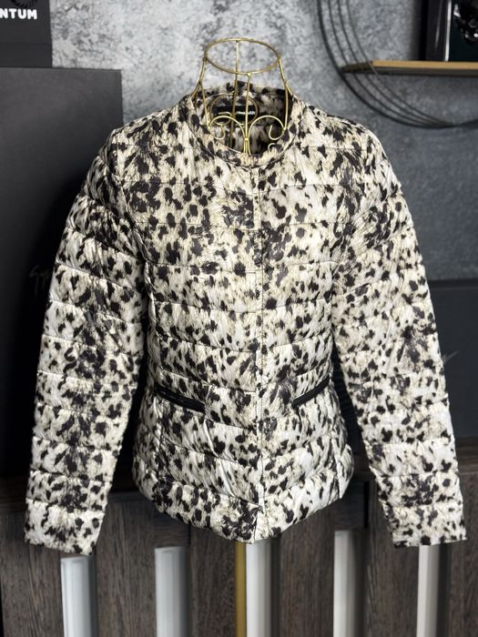 Geaca animal print, xs, fas foarte fin