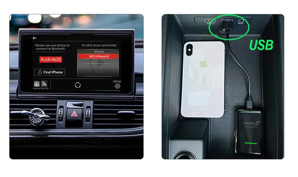 Wireless Apple Carplay VW Golf 7 Passat B8 Audi A6 CARLINK V3.0