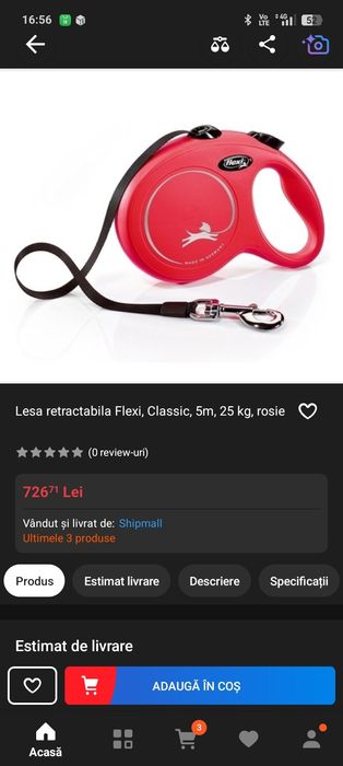 Lesa căței flexi