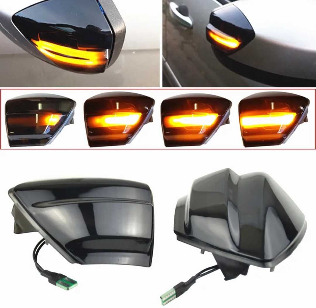 Динамични бягащи мигачи за огледалата за Форд Ford S-Max Kuga C-Max