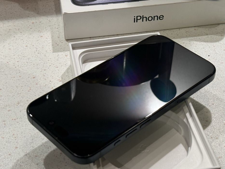iPhone 15 Pro 128GB Titanium Blue – Перфектен, 93% Батерия.