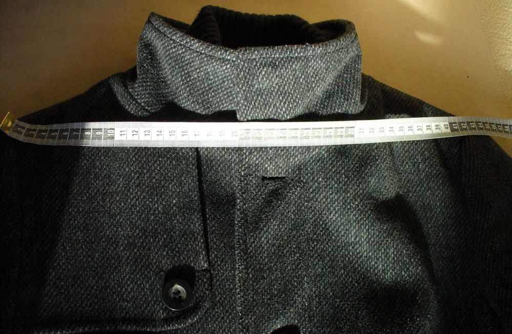 Преходно мъжко палто-Tom Tailor в Антрацитено сиво-черно