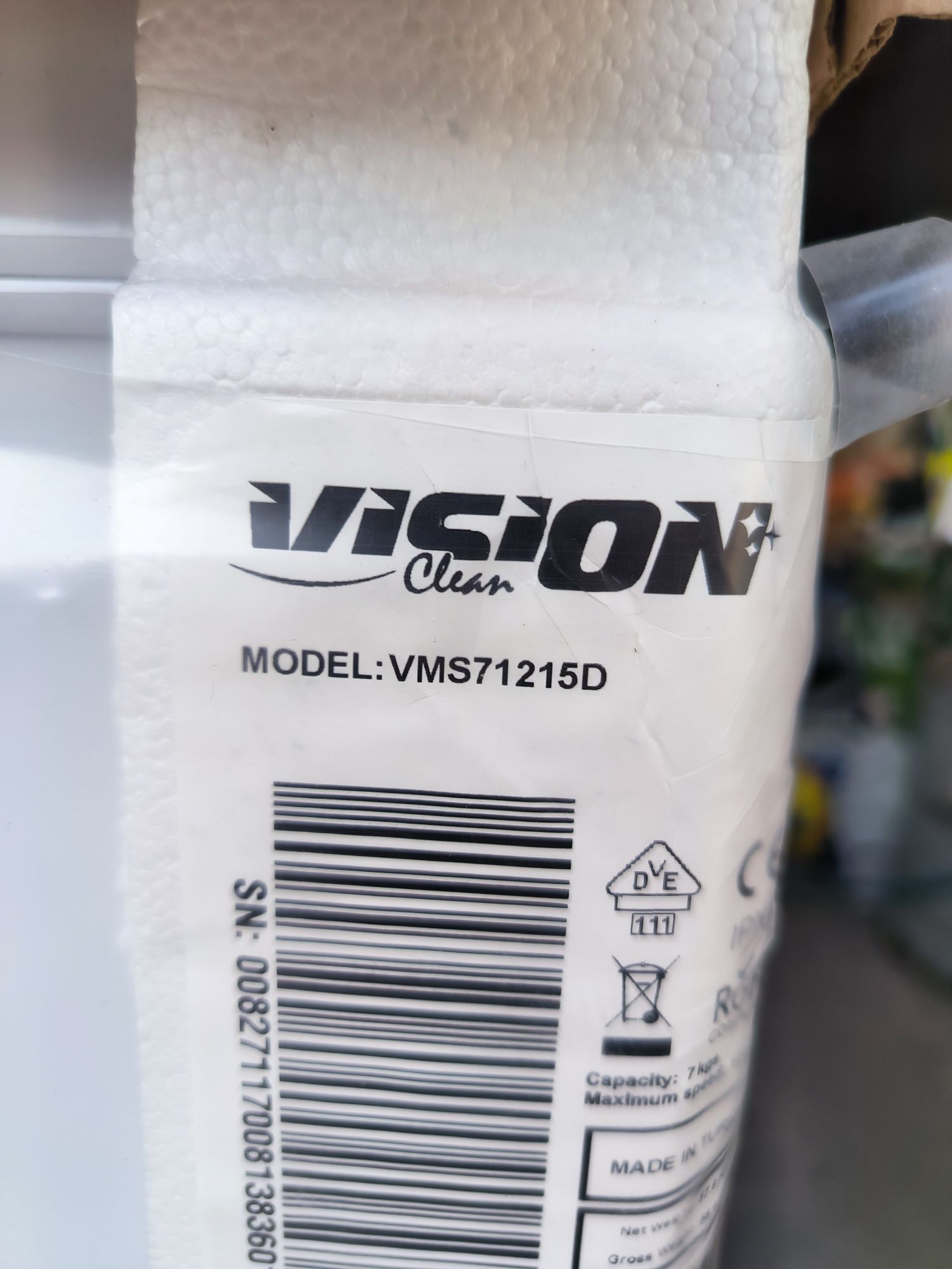 Mașina de spălat Vision vms71215d noua sigilata