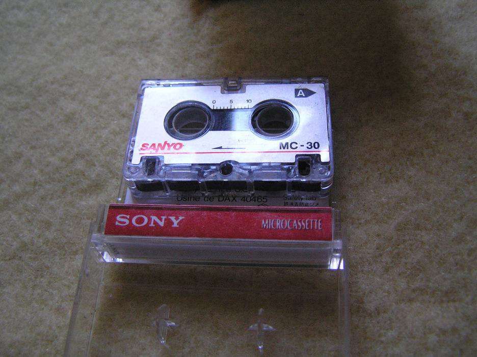 microcaseta MV 60 digitala Sony