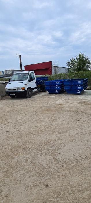 Transport moloz,nisip,pietris cu bene detasabile