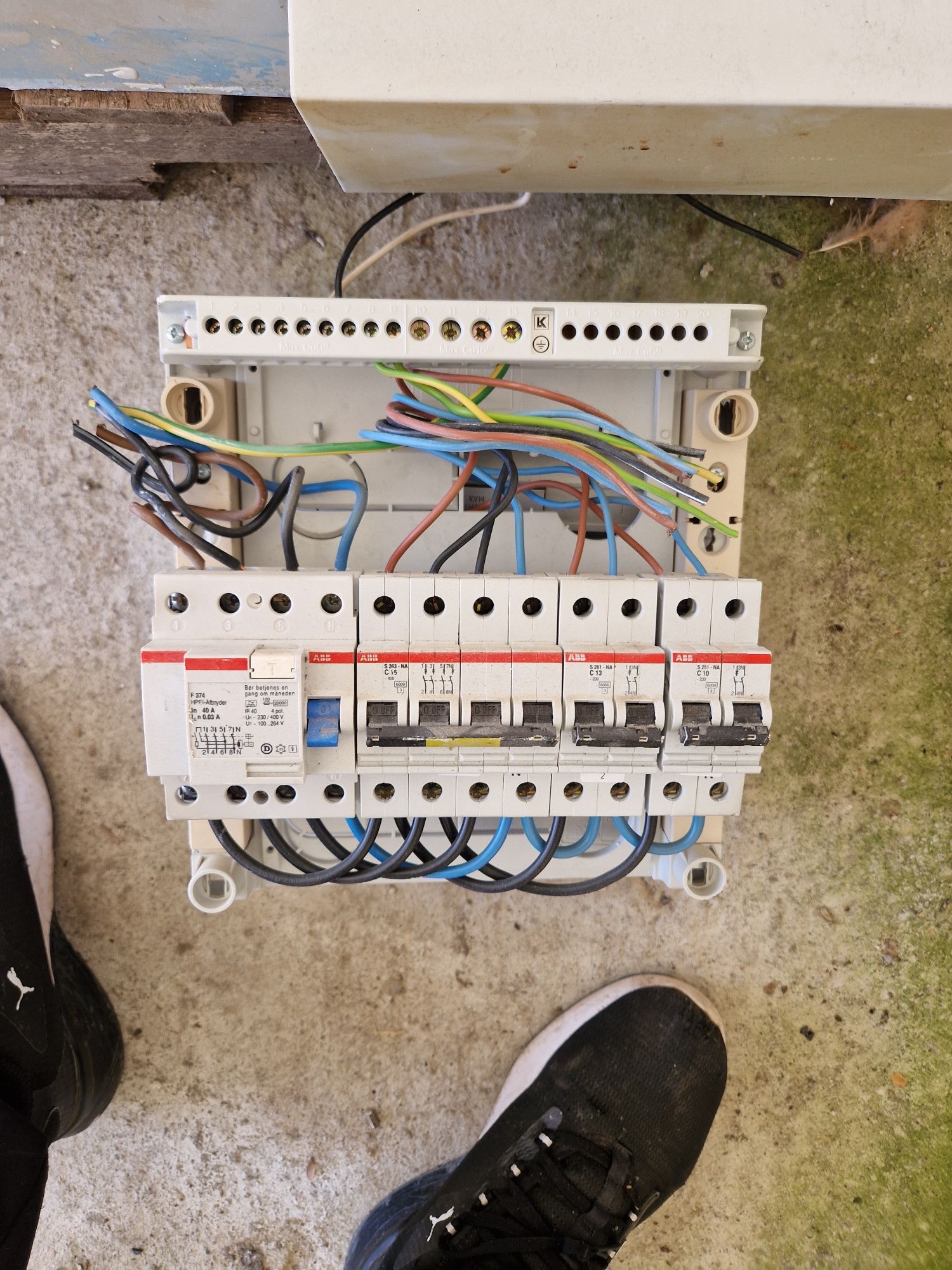 Tablou electric cu siguranță