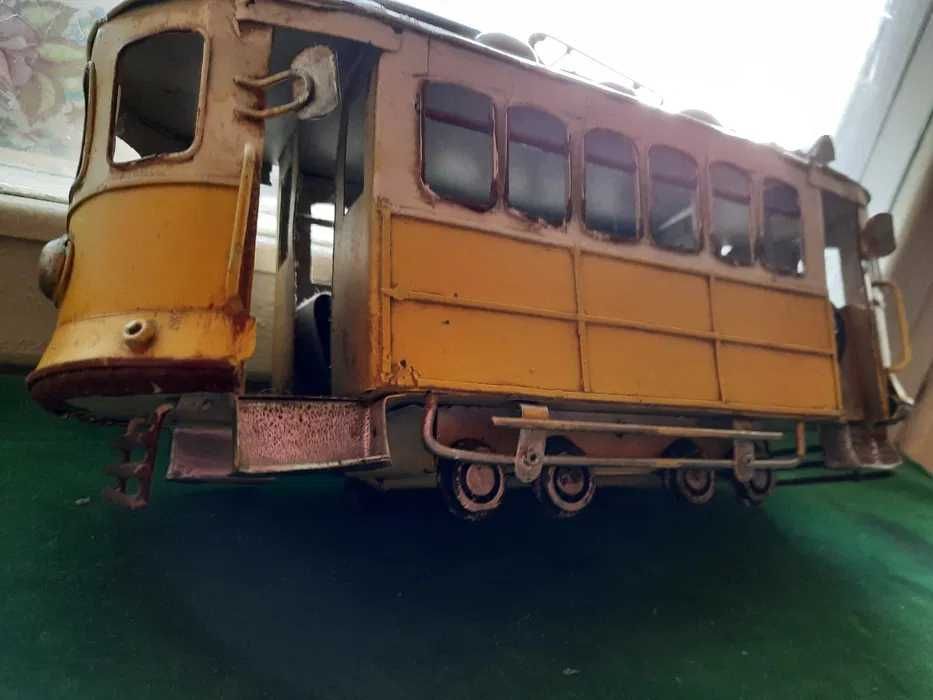 Модель игрушка сувенир трамвай 1936г.металл ссср