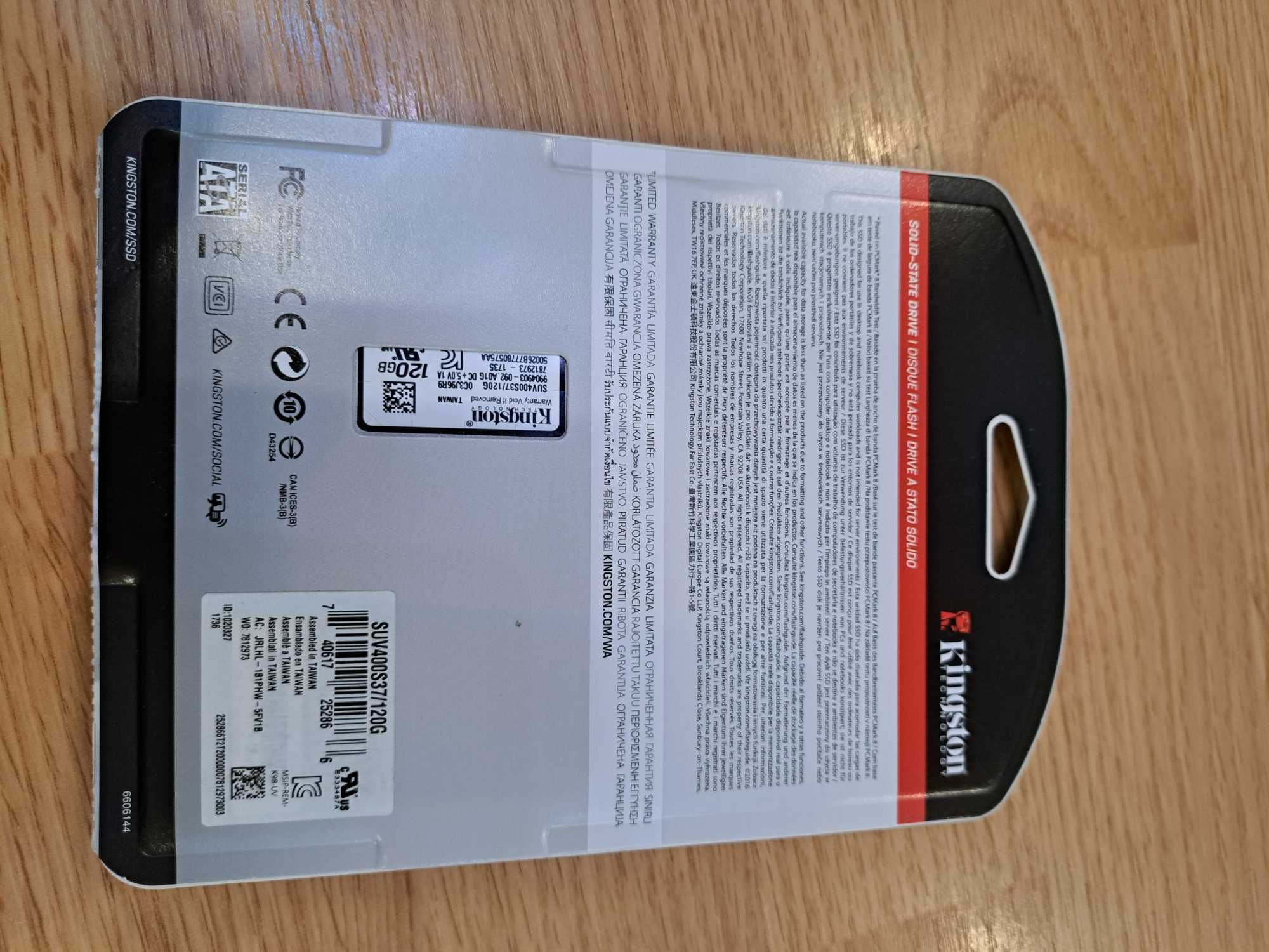 Solid State Drive (SSD) Kingston SSDNow UV400, 120GB, 2.5", SATA III