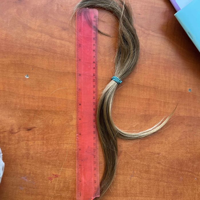 Vand par blond 30 cm
