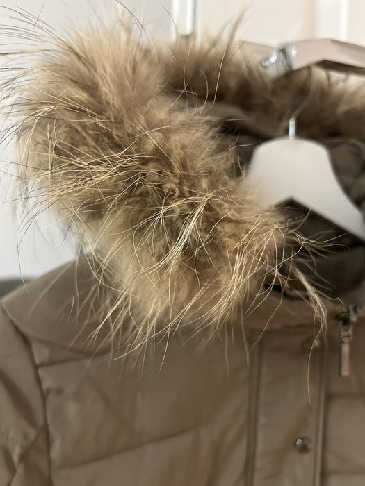 Geaca gluga cu blana naturala