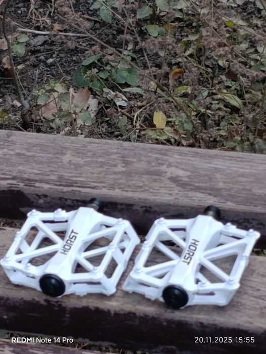 ОБМЕН на другие педали,Педали ВМХ алюминиевые H32 HORST, литые, широки