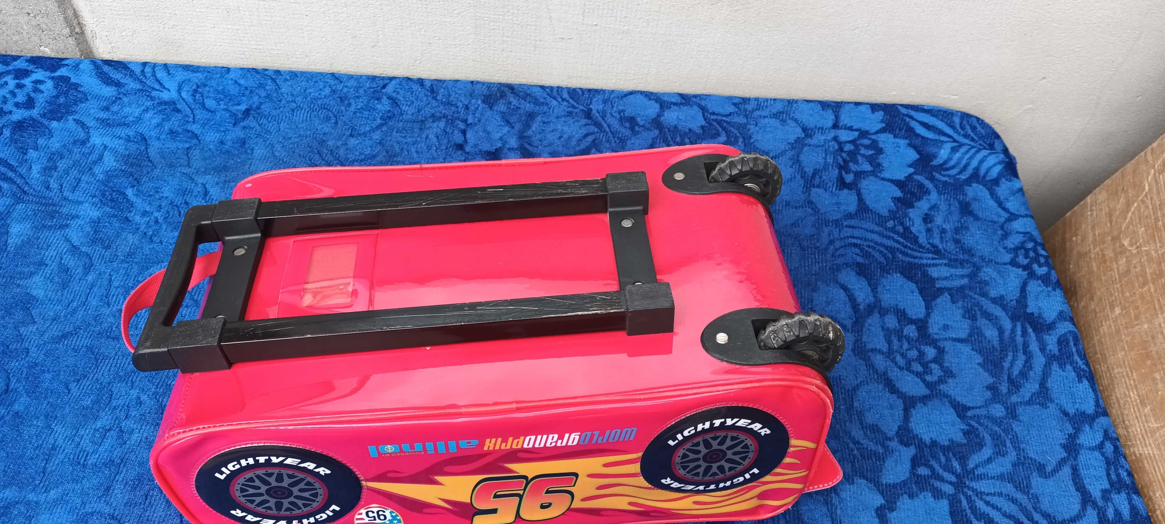 Cars Lightning McQueen | troler copii | tip cabina 57 cm rosu