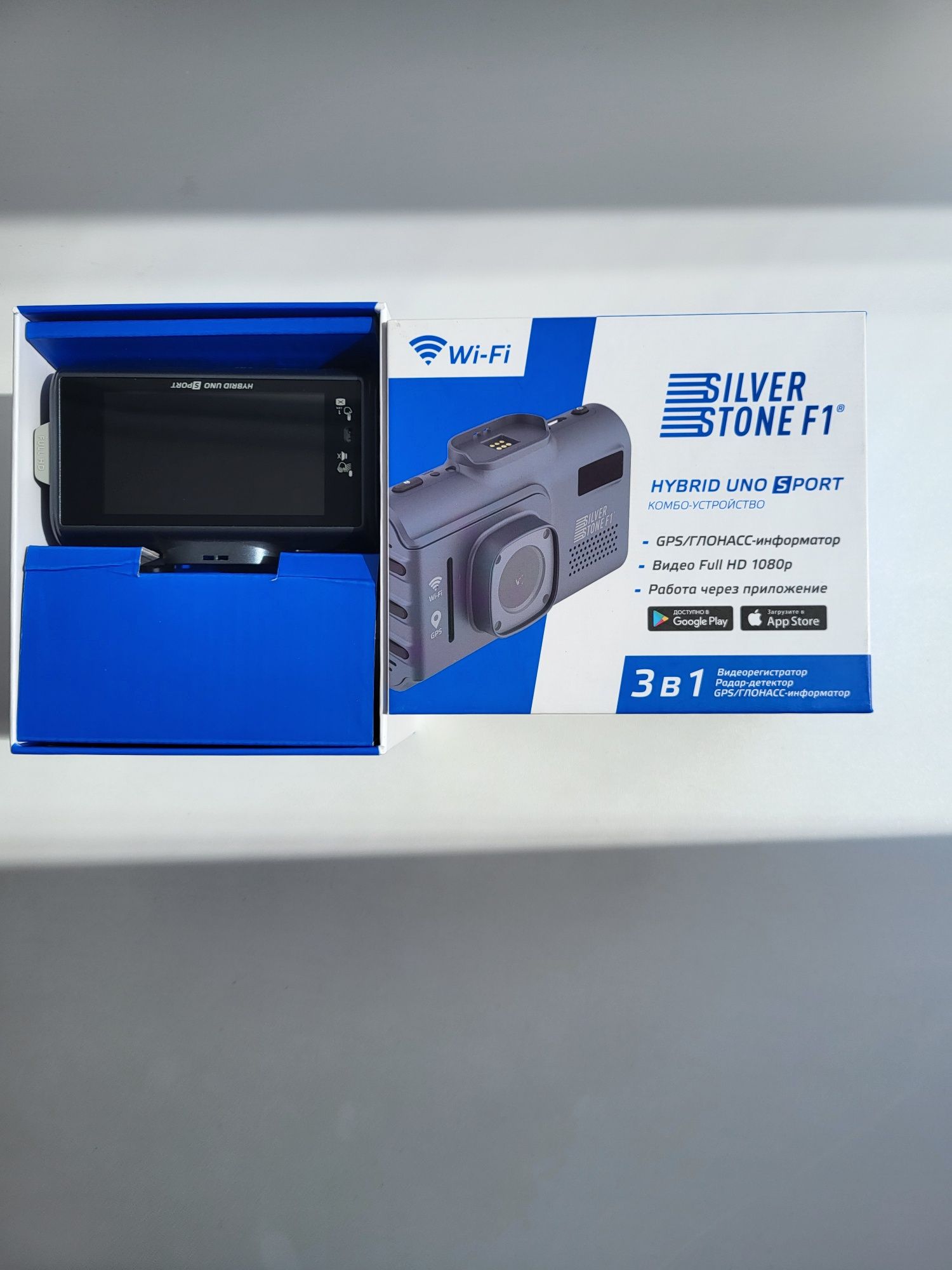 Видеорегистратор Silverstone F1 Hybrid Uno Sport WiFi. Комбо устройств