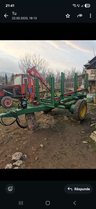 Remorca pentru lemne