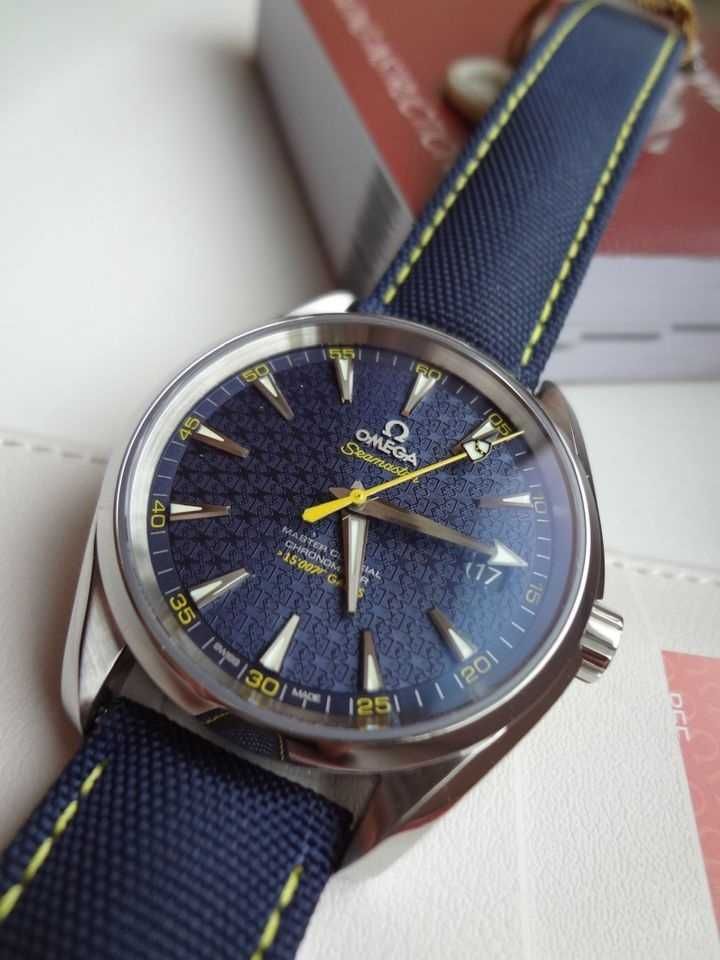 Omega Seamaster Aqua Terra 150m James Bond 007 Blue Edition