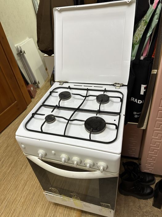 Газплита в белом цвете