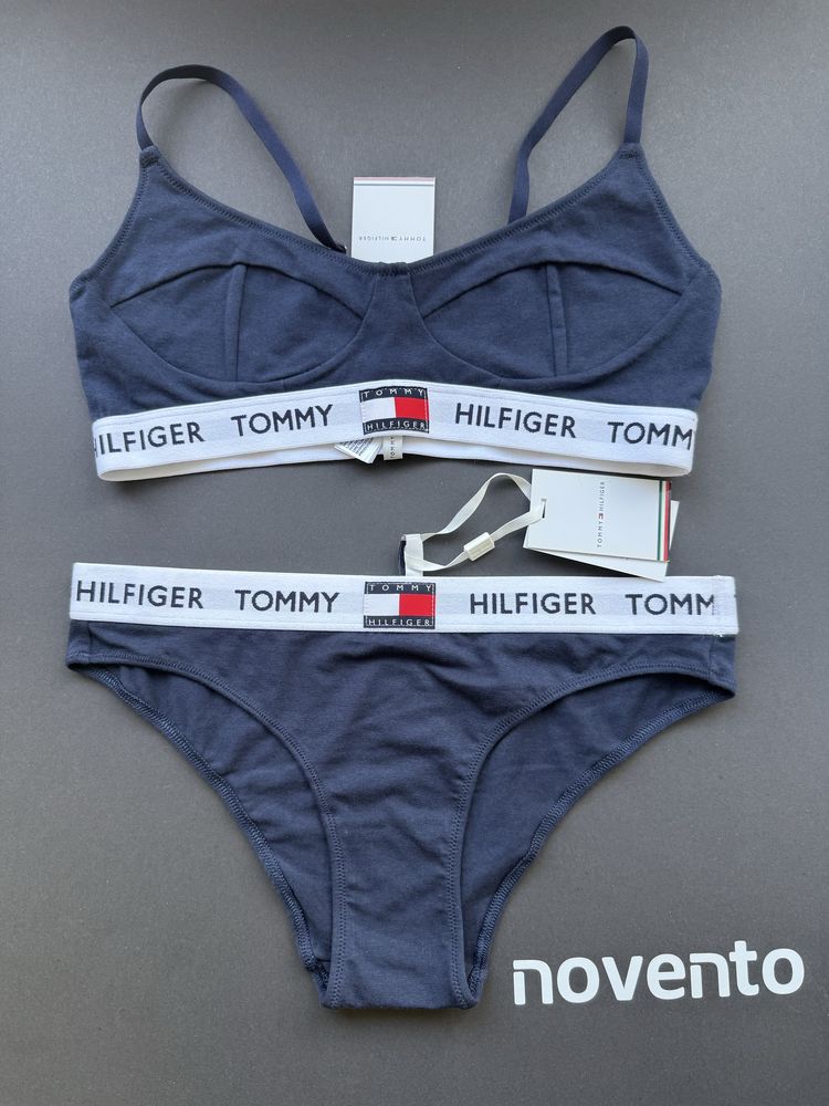 Памучен комплект бюстие и бикини Tommy Hilfiger /S/