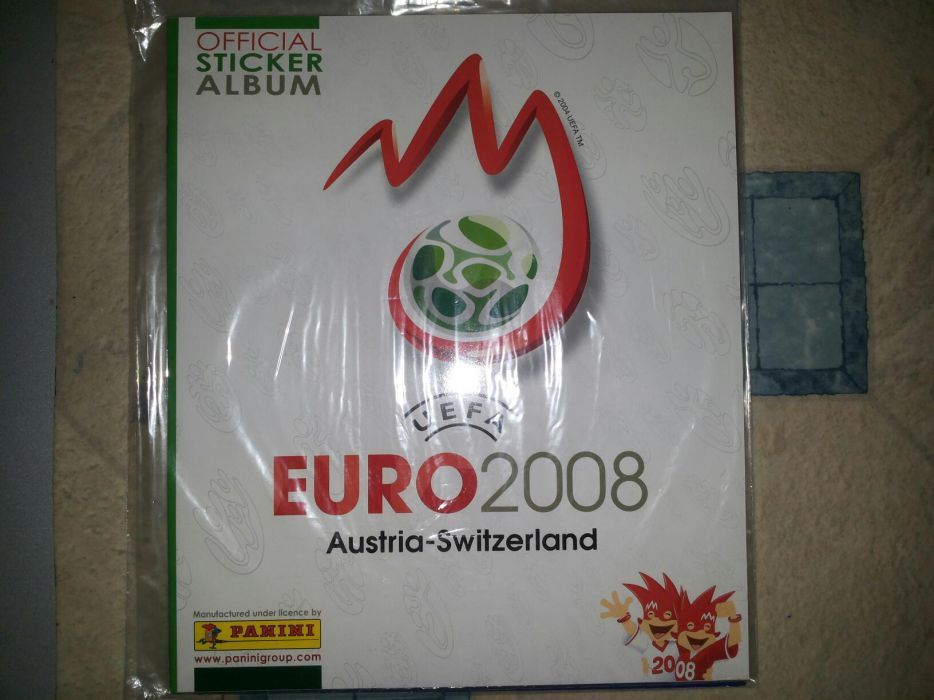 Panini set complet euro 2008 si Album gol Elveția Austria ( Ronaldo)