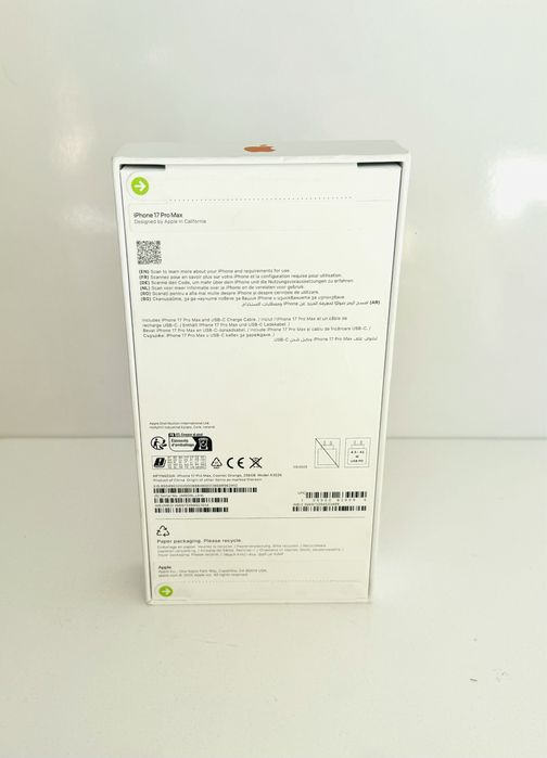 НАЛИЧЕН! iPhone 17 Pro Max 256GB Cosmic Orange ГАРАНЦИЯ!