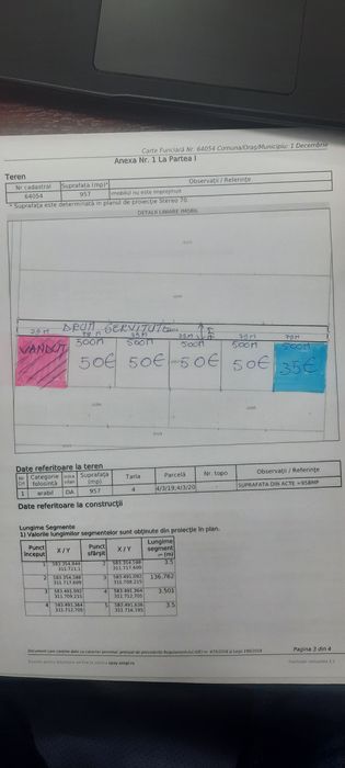 Teren casa vand sau schimb 1 Decembrie ILFOV