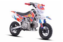 Motocicleta Enduro Barton NXT, 90cc, 4T, roti 10", culoare rosu