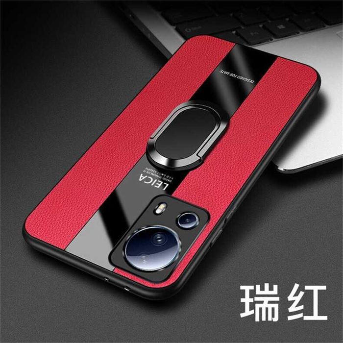 Xiaomi 13T Pro / 13 Lite / 13 / 13 Pro / PORSCHE кожен кейс с пръстен