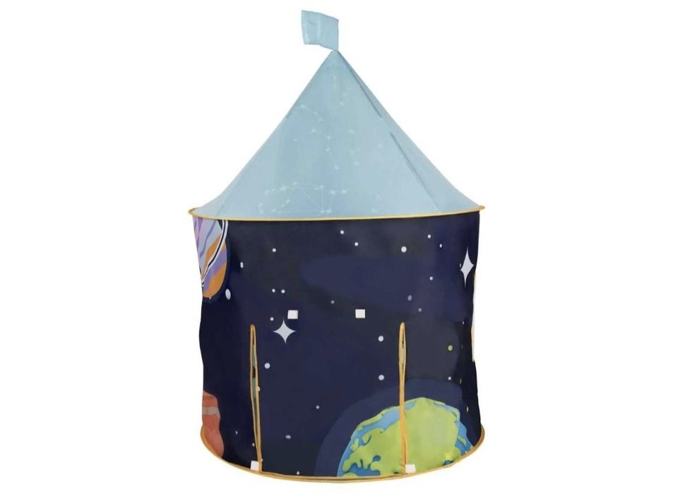 Детска палатка за игра с флуорисцентни елементи