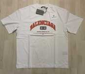 Нови мъжки бели тениски Balenciaga oversize налични XL, 2XL