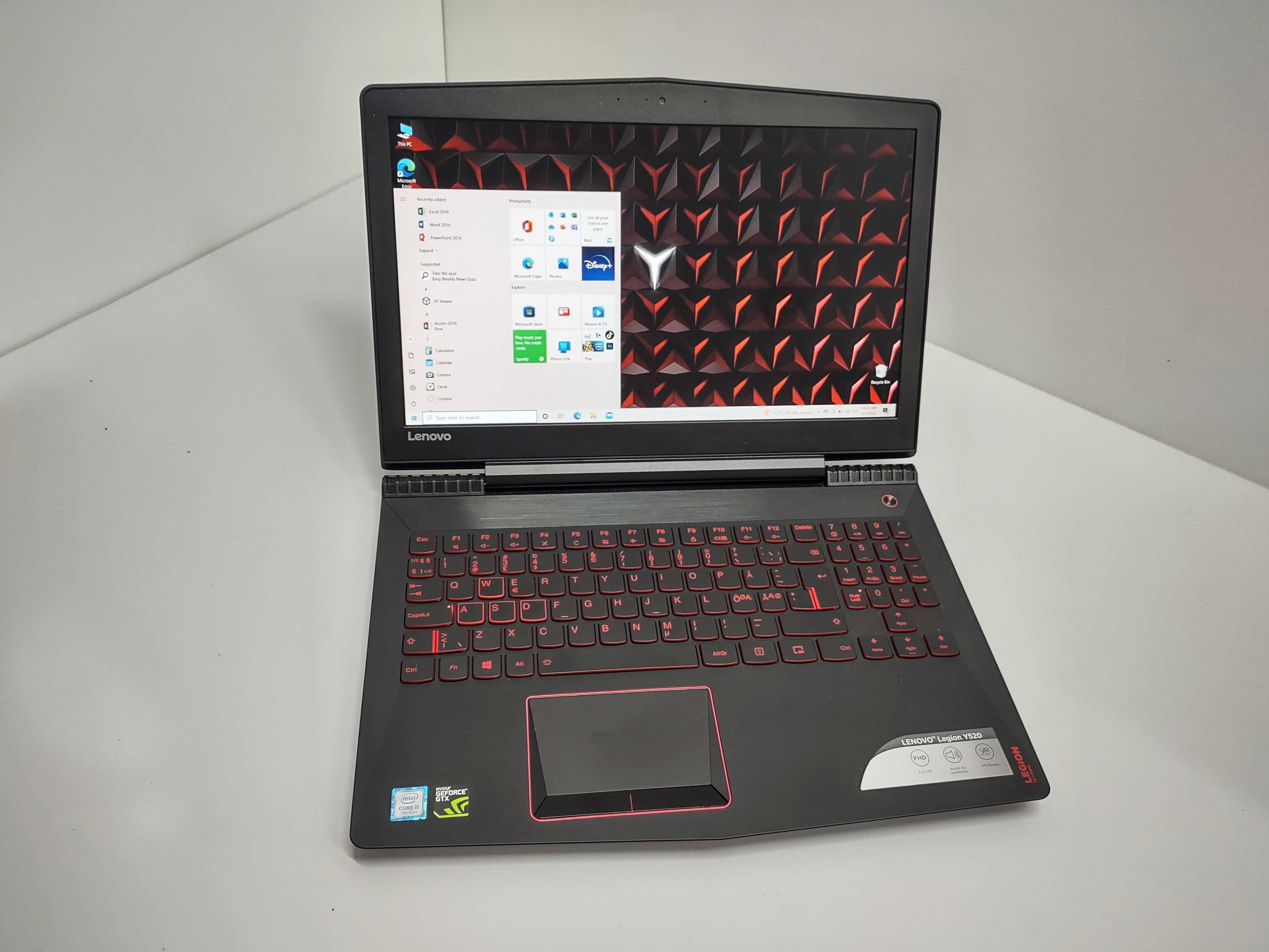 Lenovo Legion i5 7300HQ 16 GB nVidia GeForce 256 GB SSD M.2 1 TB HDD