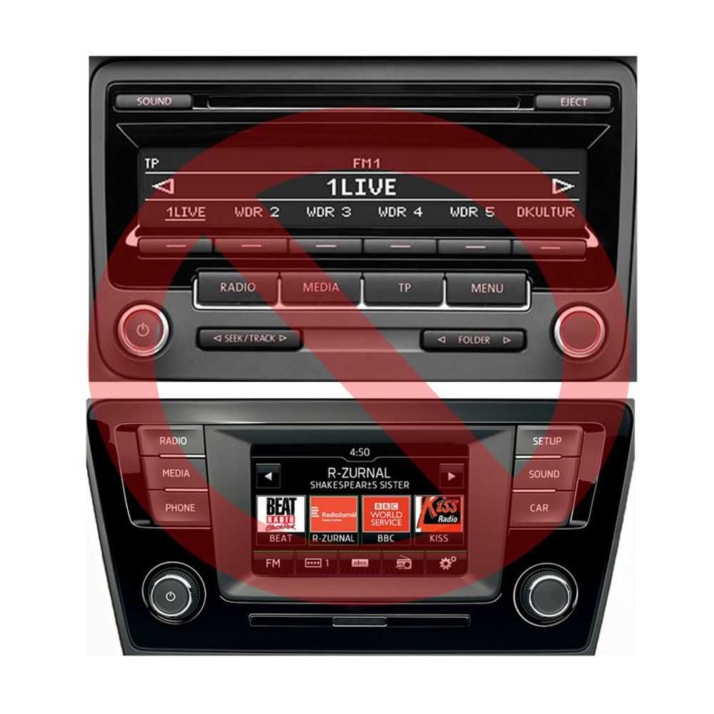Bluetooth модул за Audi VW след 2010 г. RCD Chorus 3, Concert 3